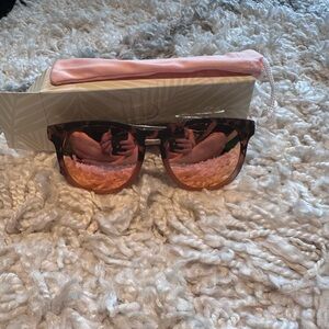 Stylish Blenders Brown Sunglasses with Pinkish Lense